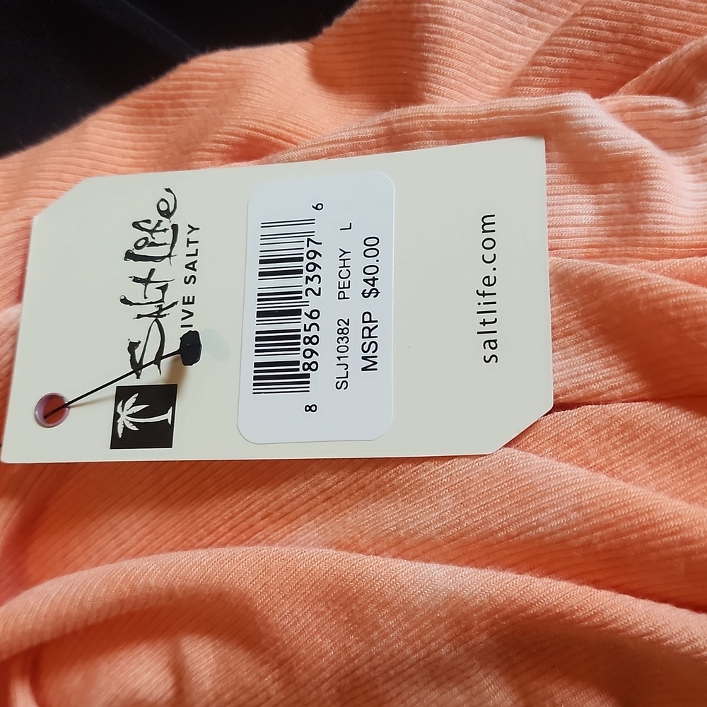 Salt Life Orange Tie-Dye Mini Dress - Picture 5 of 5